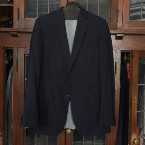 Navy Italian Wool Banana Republic Suit